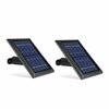 Wasserstein Solar Panel, 2 W, 5V, DC Cable Connector RingSpotSolar2BlkUS